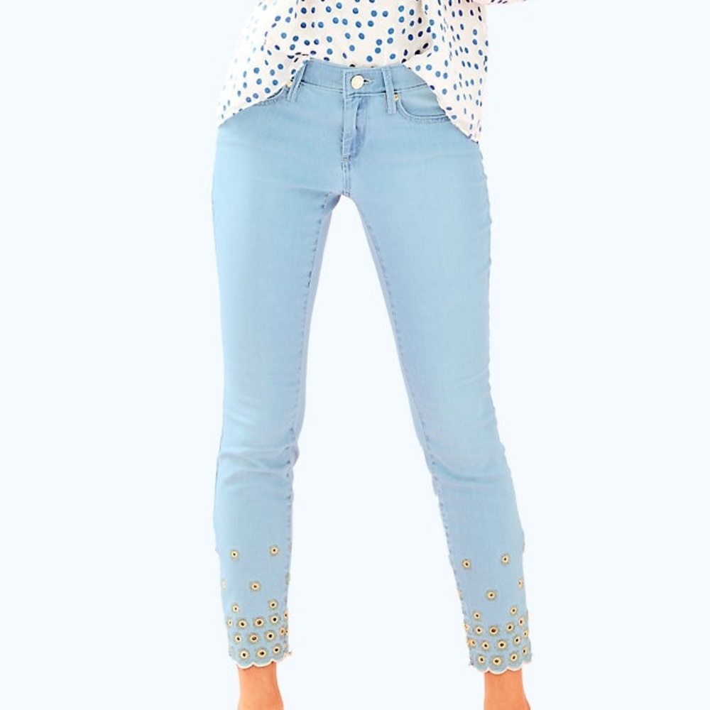 NWT Lilly Pulizter South Ocean Skinny Jean